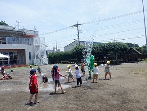 かないっちょと遊ぶ日 ［水遊び編］